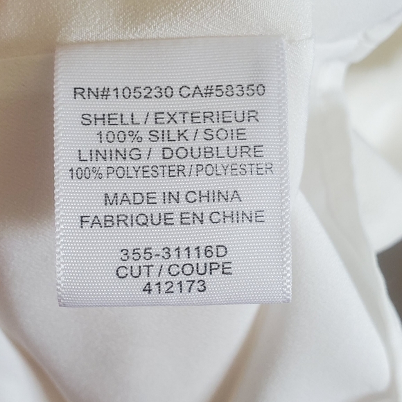 Anthropologie 100% Silk Dress - Picture 4 of 4